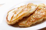pancake with honey