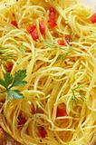 spaghetti (long-cut macaroni)