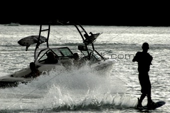 Wakeboard Silhouette