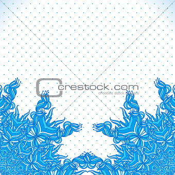 Vintage background with swirls ornaments