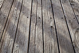 old weathered wood deck