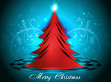 Christmas Background With Tree
