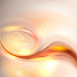 Abstract golden swirl background