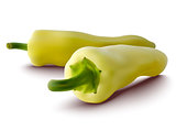vector yellow peppers