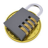 Golden Dollar and combination lock