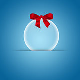 Transparent Christmas ball