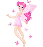 Cute pink fairy
