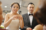 Asian Chinese wedding tea ceremony