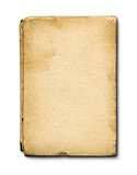 old grunge closed notebook