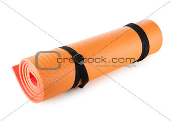 Orange camping mat