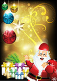 Christmas Holiday Background With Gifts