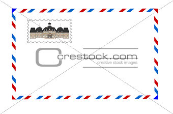 the old castle and the envelope vector