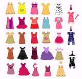 dress collection vector