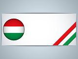 Hungary Country Set of Banners