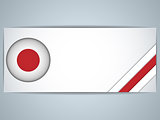 Japan Country Set of Banners