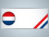 Netherlands Country Set of Banners