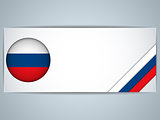 Russia Country Set of Banners