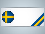 Sweden Country Set of Banners
