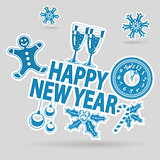 New Year Sticker