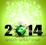 2014 New Year Colorful Background