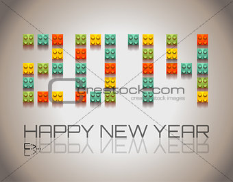 2014 Happy New Year background 