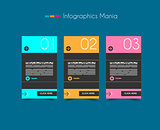 Infographic Design Template with modern flat style.