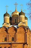 Church on the street in Moscow 