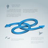 Path to Success, vector Infographics