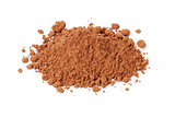 heap of fresh cacao powder