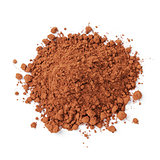 heap of fresh cacao powder