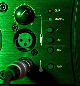 Amplifier Control Panel