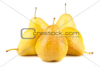 Yellow ripe pears