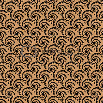 Design seamless spiral whirl pattern