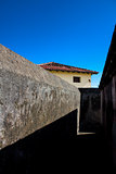 Fort walls in Baracoa, Cuba