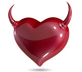 heart with horns