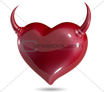 heart with horns