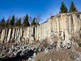 old basalt quarry in The Ore Mountains