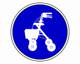 Walking frame permitted