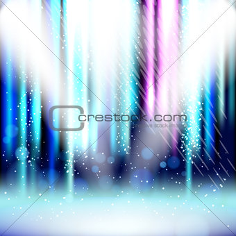 Spotlight background with light show effects.