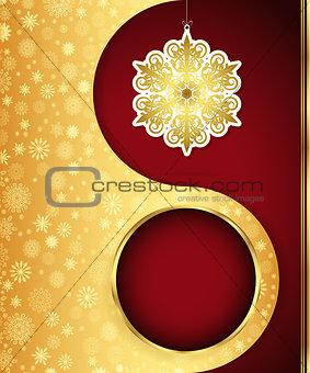 Christmas background with snowflakes design. Vector eps 10