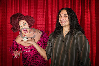Man with Hungry Drag Queen