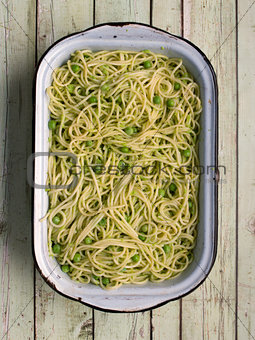green pea spaghetti