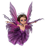 Flying Little Fairy Butterfly