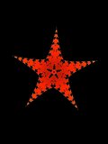 Red fractal star