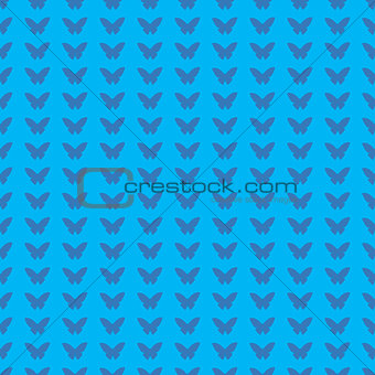 set of butterflies and abstract seamless background
