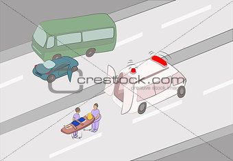 first aid at traffic accident