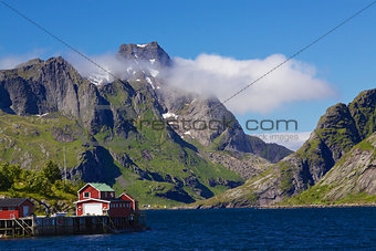 Picturesque norwegian panorama