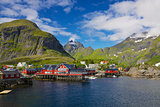 Picturesque village on Lofoten