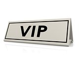 VIP table sign