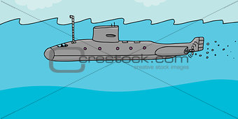 Submarine Cartoon